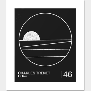 Charles Trenet / Minimalist Graphic Fan Artwork Design Posters and Art